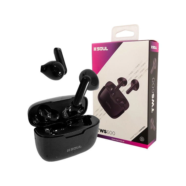 Auriculares Soul TWS 600NE Negro Art.167-70489